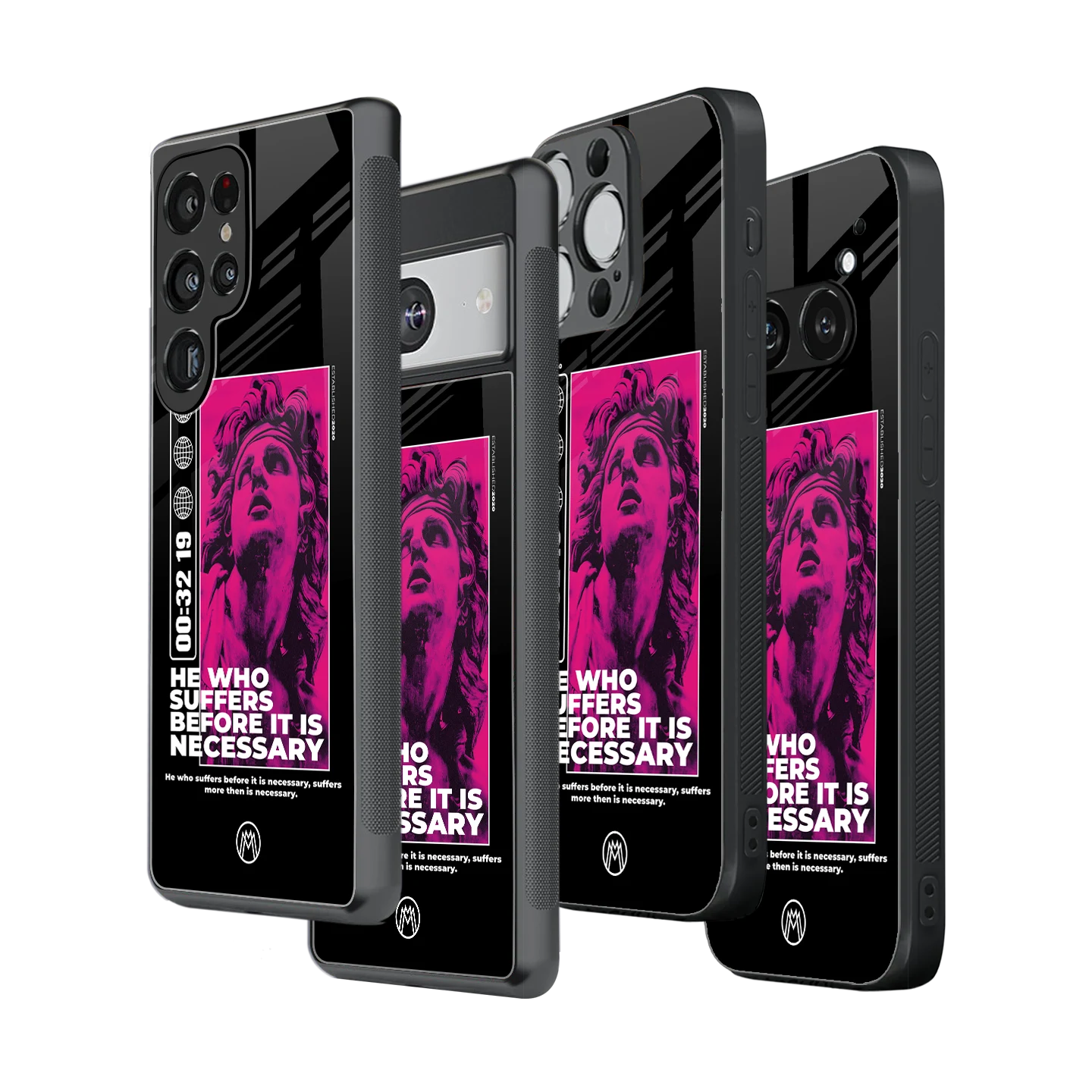 Stylish Glass Back Case for All Smartphones – iPhone, Samsung, OnePlus, Pixel, Redmi, Oppo, Vivo, Motorola