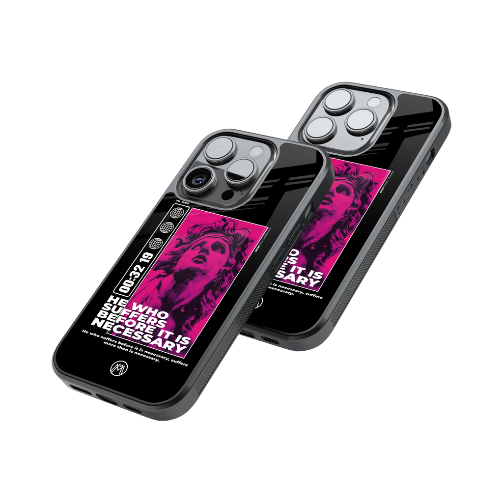 Protective Glass Back Phone Case Compatible with iPhone, Samsung, OnePlus, Pixel & More