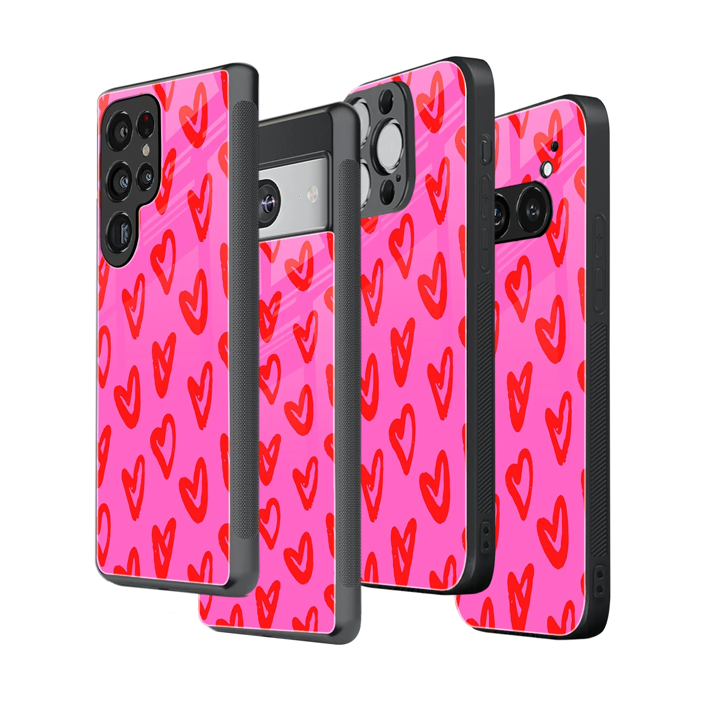 Stylish Glass Back Case for All Smartphones iPhone, Samsung, OnePlus, Pixel, Redmi, Oppo, Vivo, Motorola