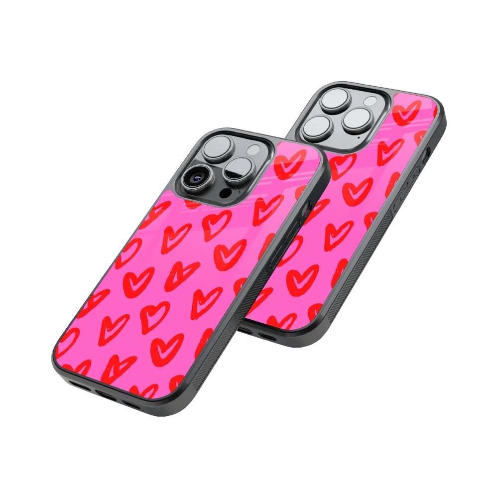 Protective Glass Back Phone Case Compatible with iPhone, Samsung, OnePlus, Pixel & More
