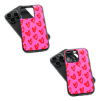 Trendy Glass Back Mobile Case for iPhone, Samsung, Redmi, OnePlus, Google Pixel, Motorola