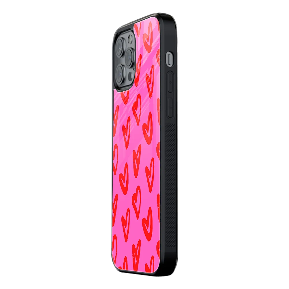 Slim Glass Back Phone Case for Multiple Brands iPhone, Samsung, Redmi, OnePlus, Oppo, Vivo