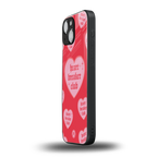 heart breaker club back phone cover | glass case for iphone 13 mini
