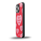 heart breaker club back phone cover | glass case for iphone 14 pro max