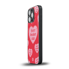 heart breaker club back phone cover | glass case for iphone 14 pro