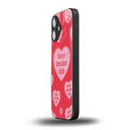 heart breaker club back phone cover | glass case for iphone 16