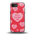 heart breaker club back phone cover | glass case for iphone 16e