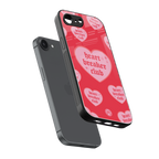 heart breaker club back phone cover | glass case for iphone 16e