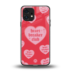 heart breaker club back phone cover | glass case for nothing phone 1