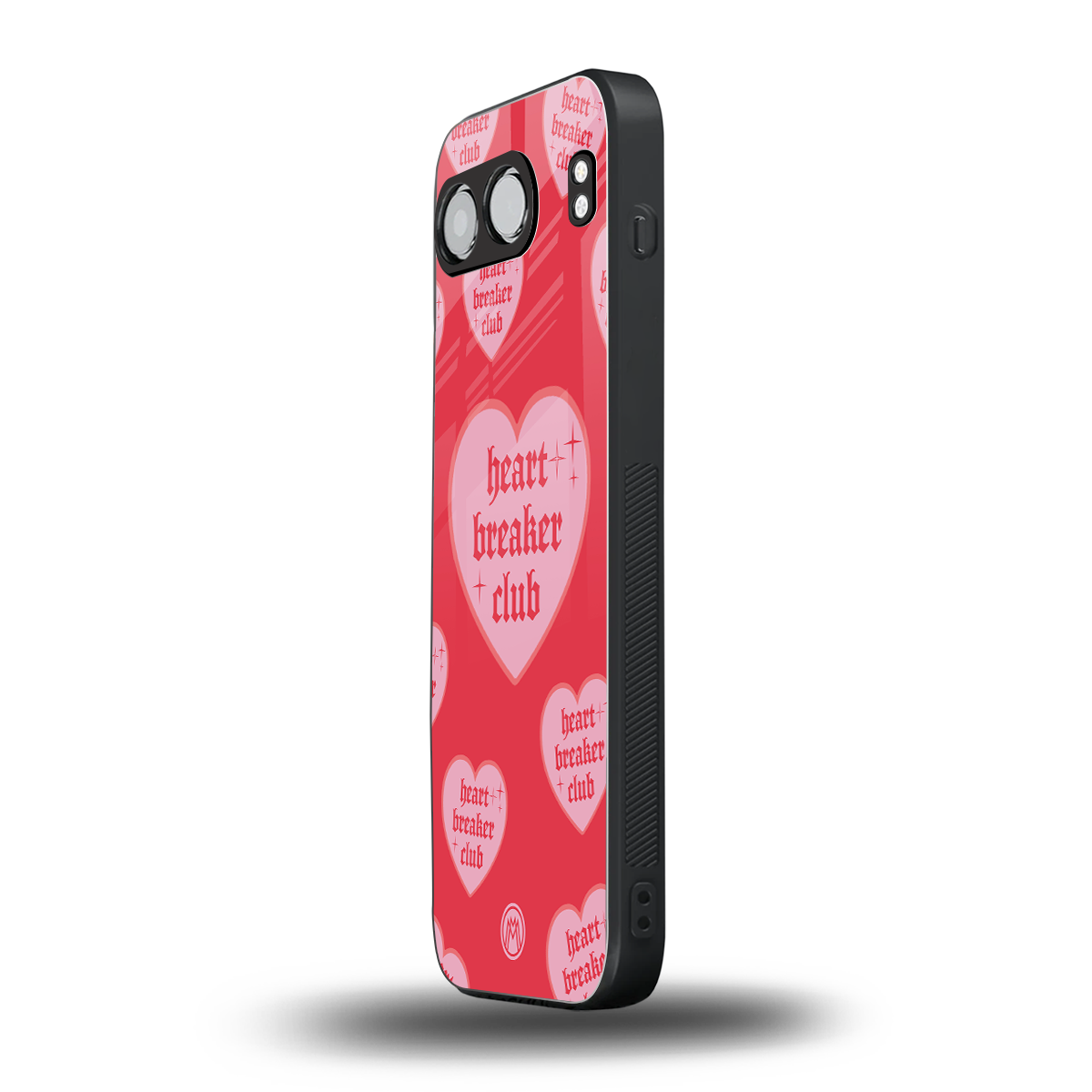 heart breaker club back phone cover | glass case for oneplus nord 4