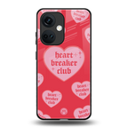 heart breaker club back phone cover | glass case for oneplus nord ce 3
