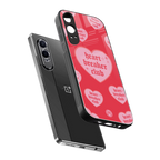 heart breaker club back phone cover | glass case for oneplus nord ce 4 lite