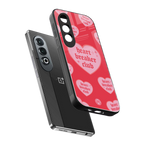 heart breaker club back phone cover | glass case for oneplus nord ce 4