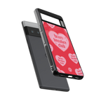 heart breaker club back phone cover | glass case for google pixel 6 pro