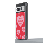 heart breaker club back phone cover | glass case for google pixel 7 pro