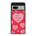 heart breaker club back phone cover | glass case for Google Pixel 7A