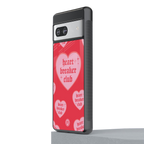 heart breaker club back phone cover | glass case for Google Pixel 7