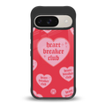 heart breaker club back phone cover | glass case for google pixel 9