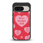 heart breaker club back phone cover | glass case for google pixel 9