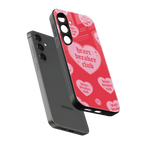 heart breaker club back phone cover | glass case for samsung galaxy s25
