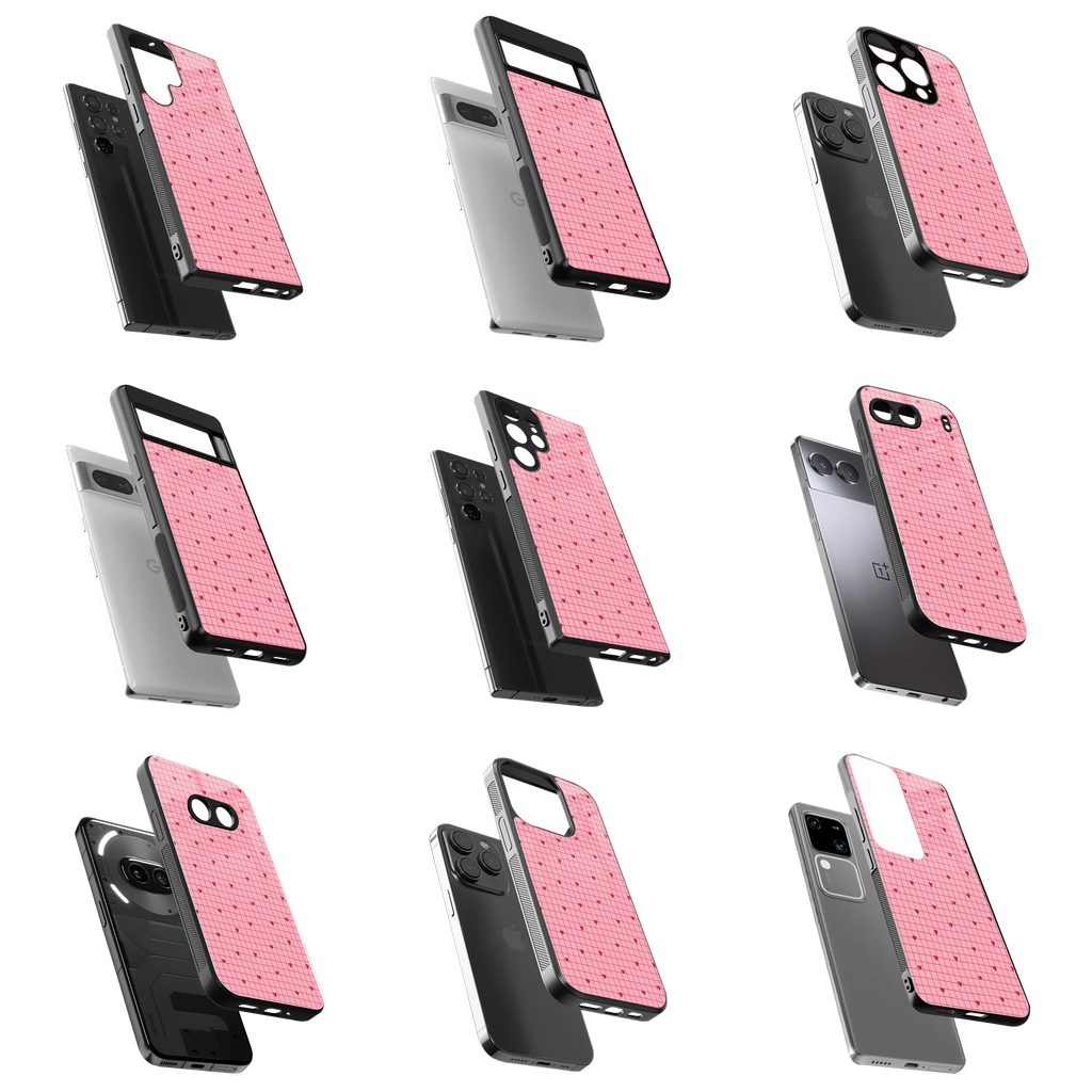 Durable Glass Back Mobile Case for iPhone, Samsung, OnePlus, Google Pixel, Redmi, Vivo, Oppo