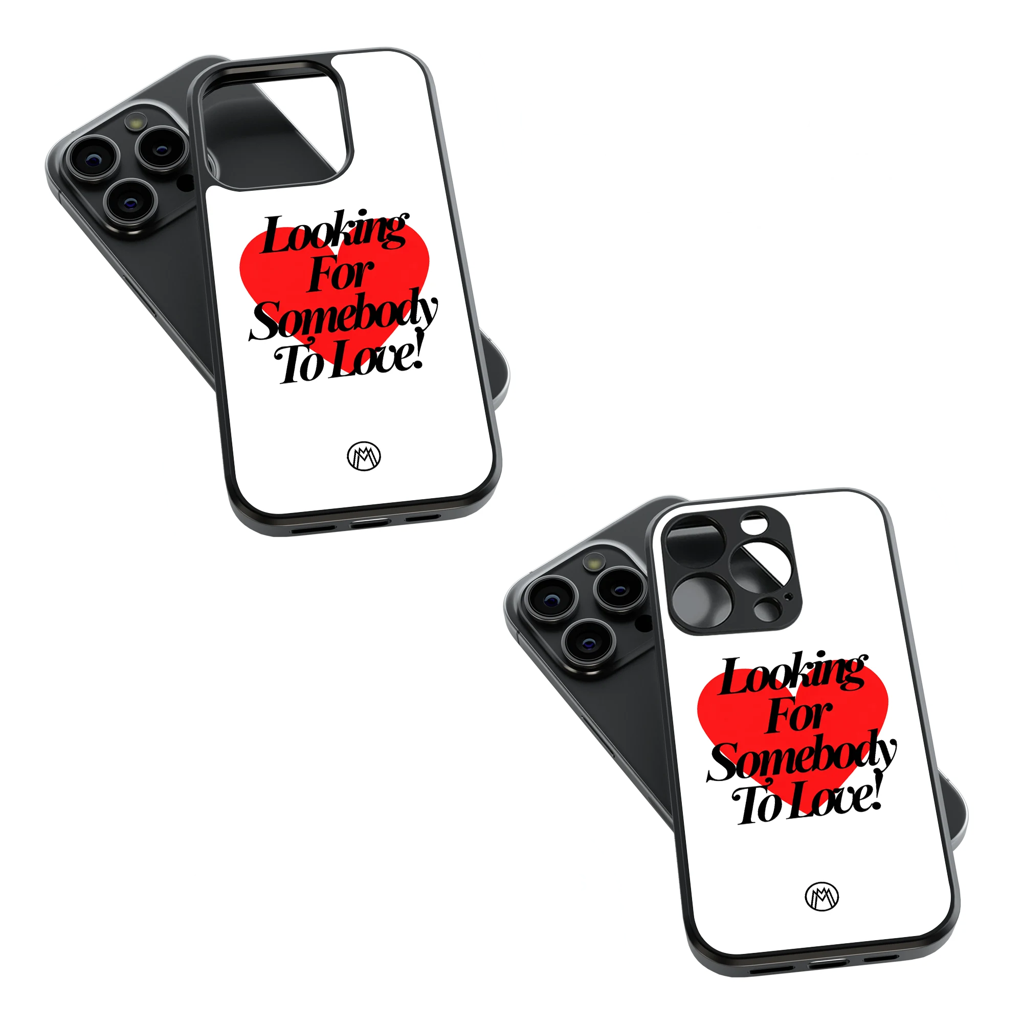 Trendy Glass Back Mobile Case for iPhone, Samsung, Redmi, OnePlus, Google Pixel, Motorola