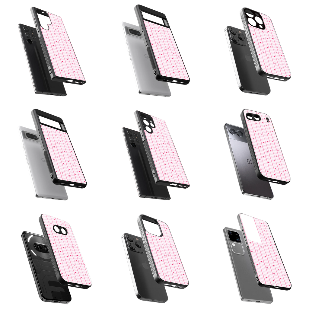 Durable Glass Back Mobile Case for iPhone, Samsung, OnePlus, Google Pixel, Redmi, Vivo, Oppo