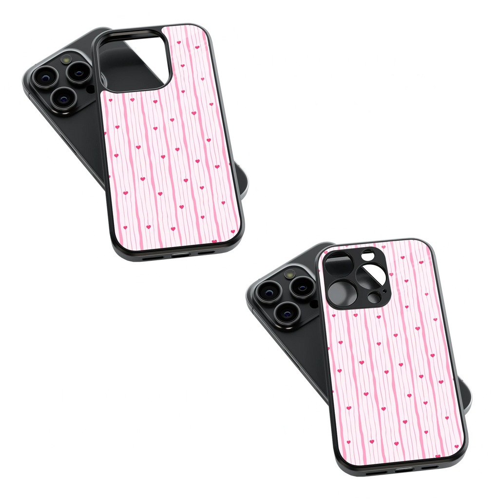 Trendy Glass Back Mobile Case for iPhone, Samsung, Redmi, OnePlus, Google Pixel, Motorola