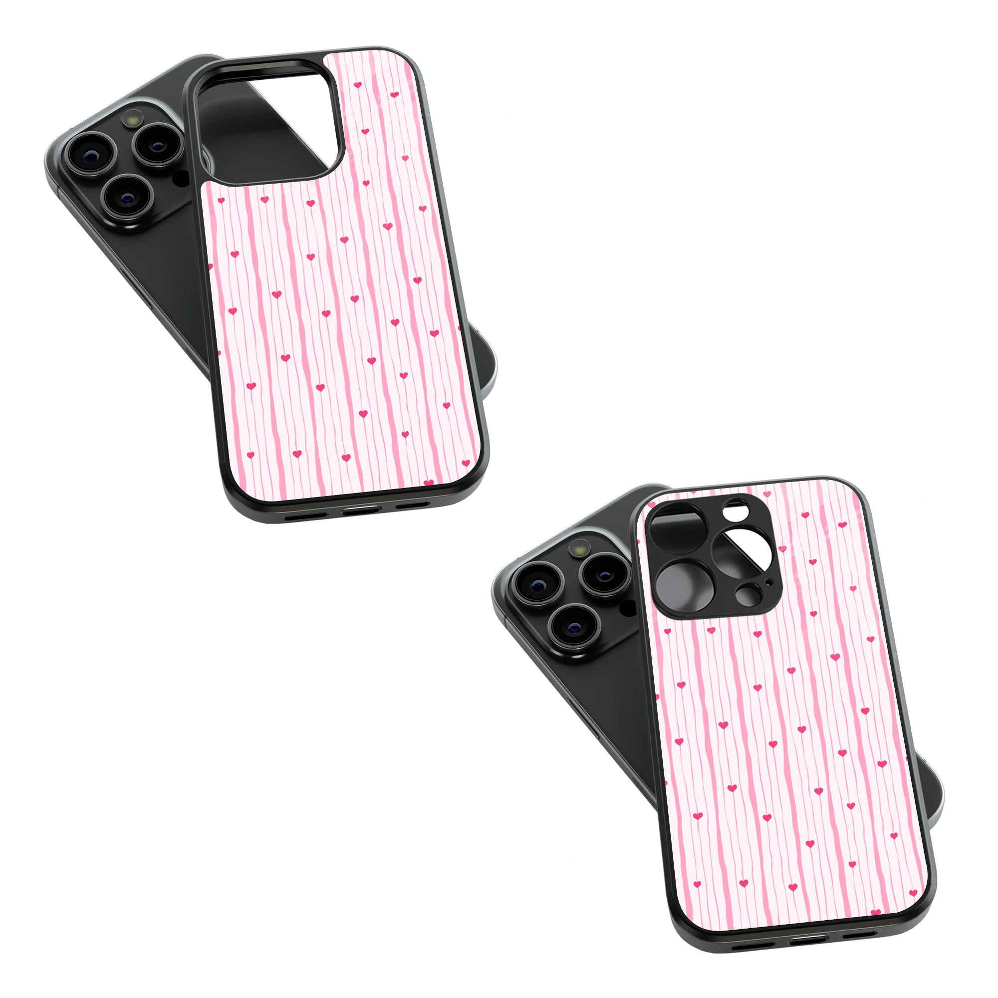 Trendy Glass Back Mobile Case for iPhone, Samsung, Redmi, OnePlus, Google Pixel, Motorola