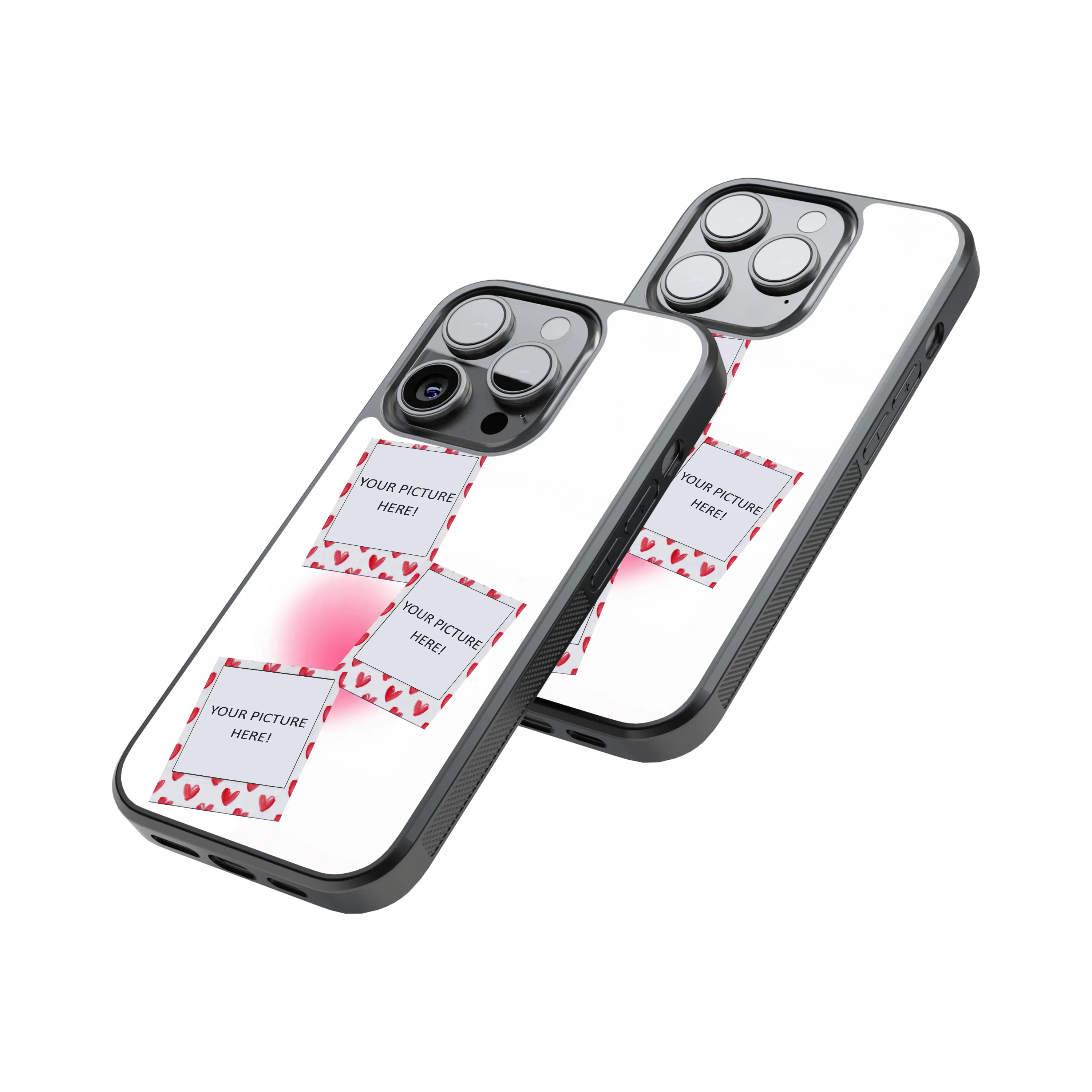 Polaroid Personalised Glass Phone Case