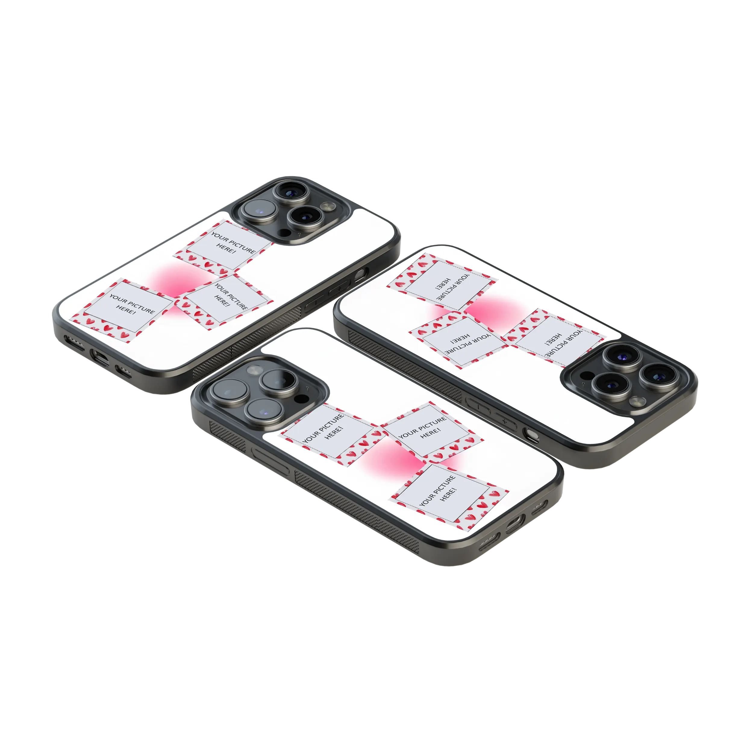 Polaroid Personalised Glass Phone Case