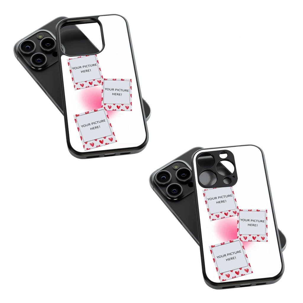 Polaroid Personalised Glass Phone Case