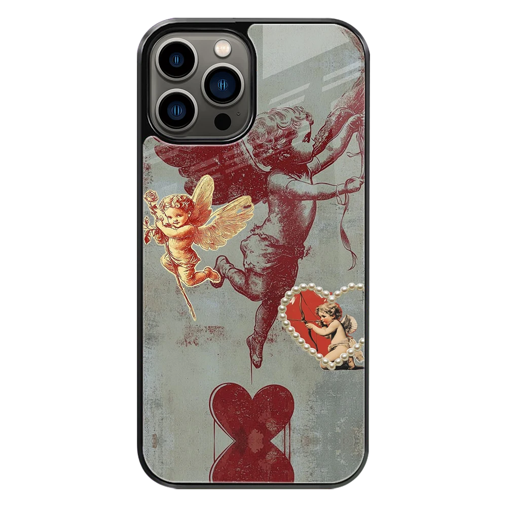Premium Glass Back Mobile Phone Cover for iPhone, Samsung, OnePlus, Google Pixel, Redmi, Oppo, Vivo & Realme