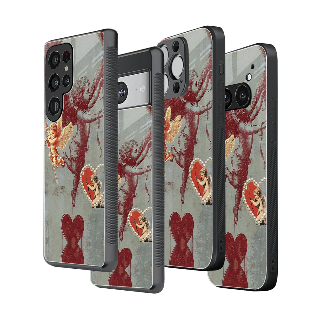 Stylish Glass Back Case for All Smartphones iPhone, Samsung, OnePlus, Pixel, Redmi, Oppo, Vivo, Motorola