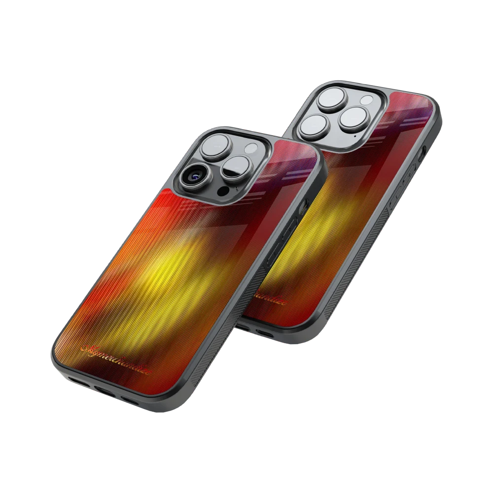 Protective Glass Back Phone Case Compatible with iPhone, Samsung, OnePlus, Pixel & More