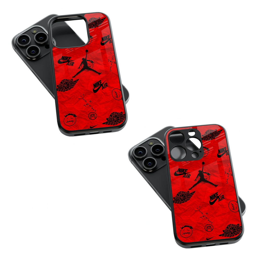 Trendy Glass Back Mobile Case for iPhone, Samsung, Redmi, OnePlus, Google Pixel, Motorola