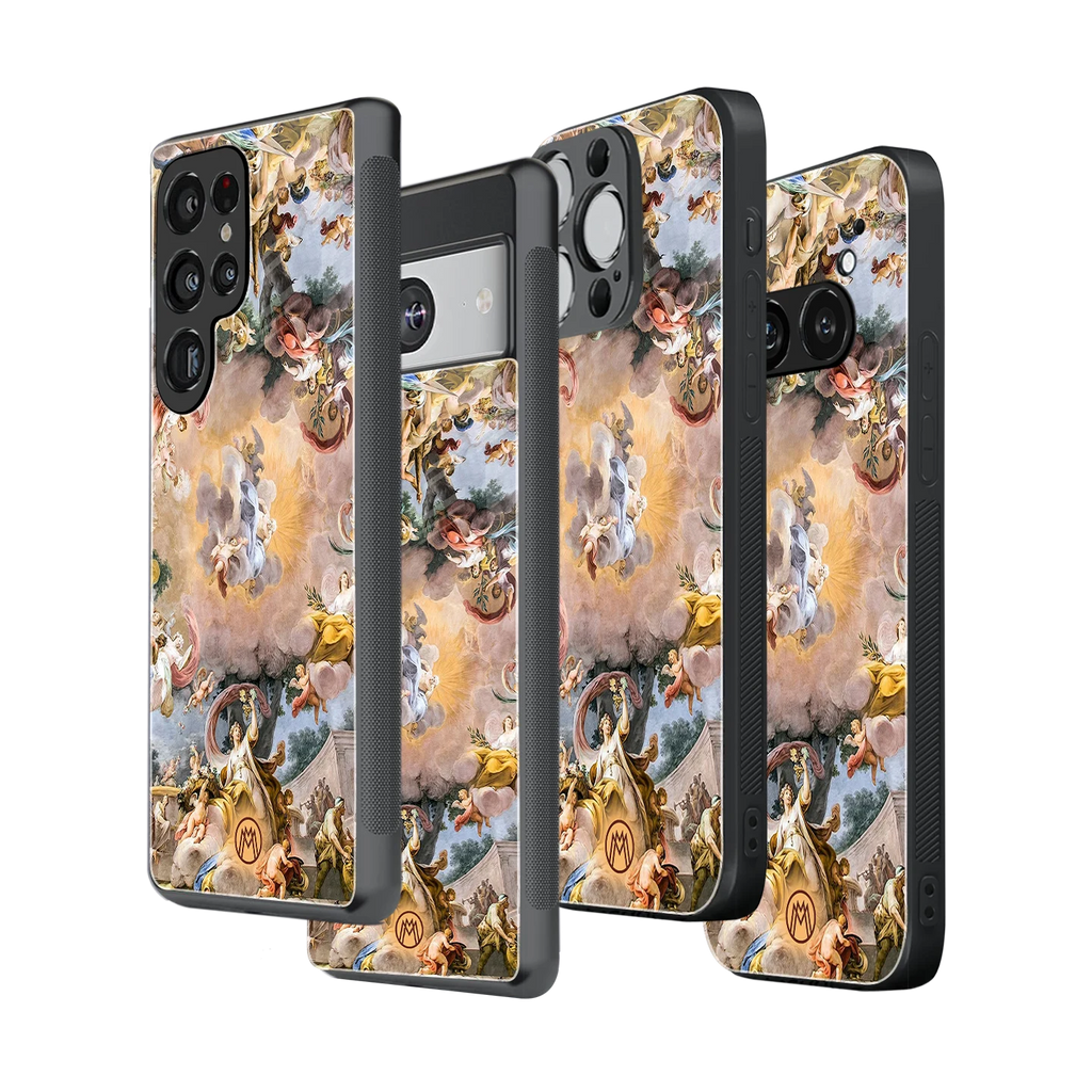 Stylish Glass Back Case for All Smartphones iPhone, Samsung, OnePlus, Pixel, Redmi, Oppo, Vivo, Motorola