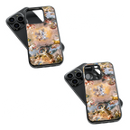 Trendy Glass Back Mobile Case for iPhone, Samsung, Redmi, OnePlus, Google Pixel, Motorola
