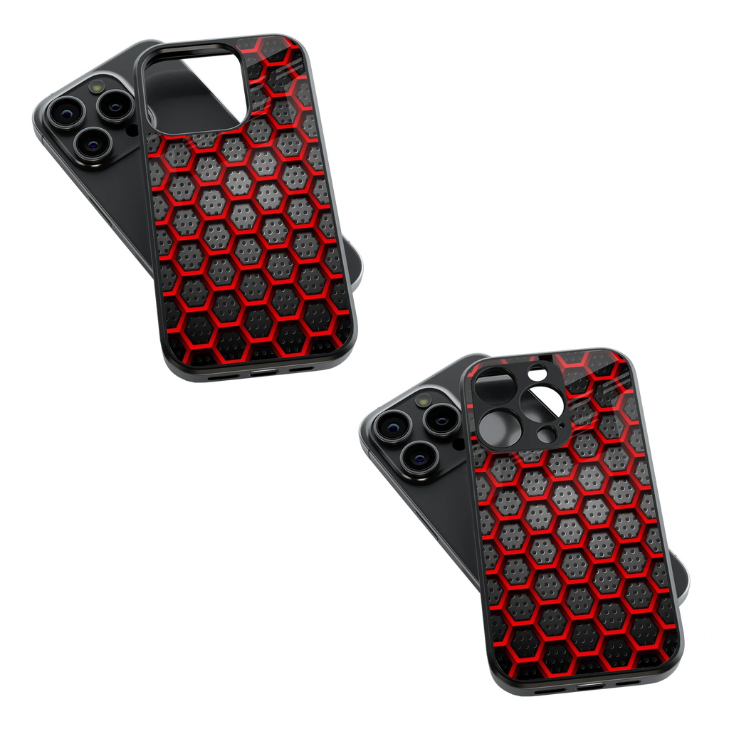 Trendy Glass Back Mobile Case for iPhone, Samsung, Redmi, OnePlus, Google Pixel, Motorola