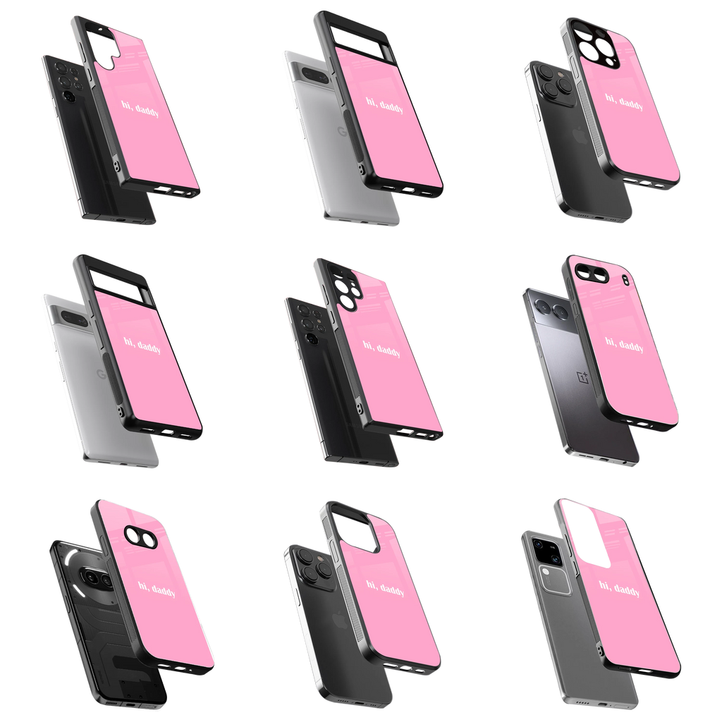 Durable Glass Back Mobile Case for iPhone, Samsung, OnePlus, Google Pixel, Redmi, Vivo, Oppo
