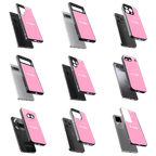 Durable Glass Back Mobile Case for iPhone, Samsung, OnePlus, Google Pixel, Redmi, Vivo, Oppo