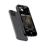 hidden enemies back phone cover | glass case for iphone 14 plus