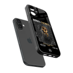 hidden enemies back phone cover | glass case for iphone 16
