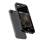 hidden enemies back phone cover | glass case for iphone 16e