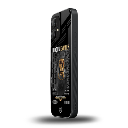 hidden enemies back phone cover | glass case for nothing phone 1