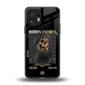 hidden enemies back phone cover | glass case for nothing phone 2
