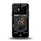 hidden enemies back phone cover | glass case for nothing phone 2