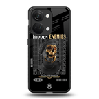hidden enemies back phone cover | glass case for oneplus nord 3