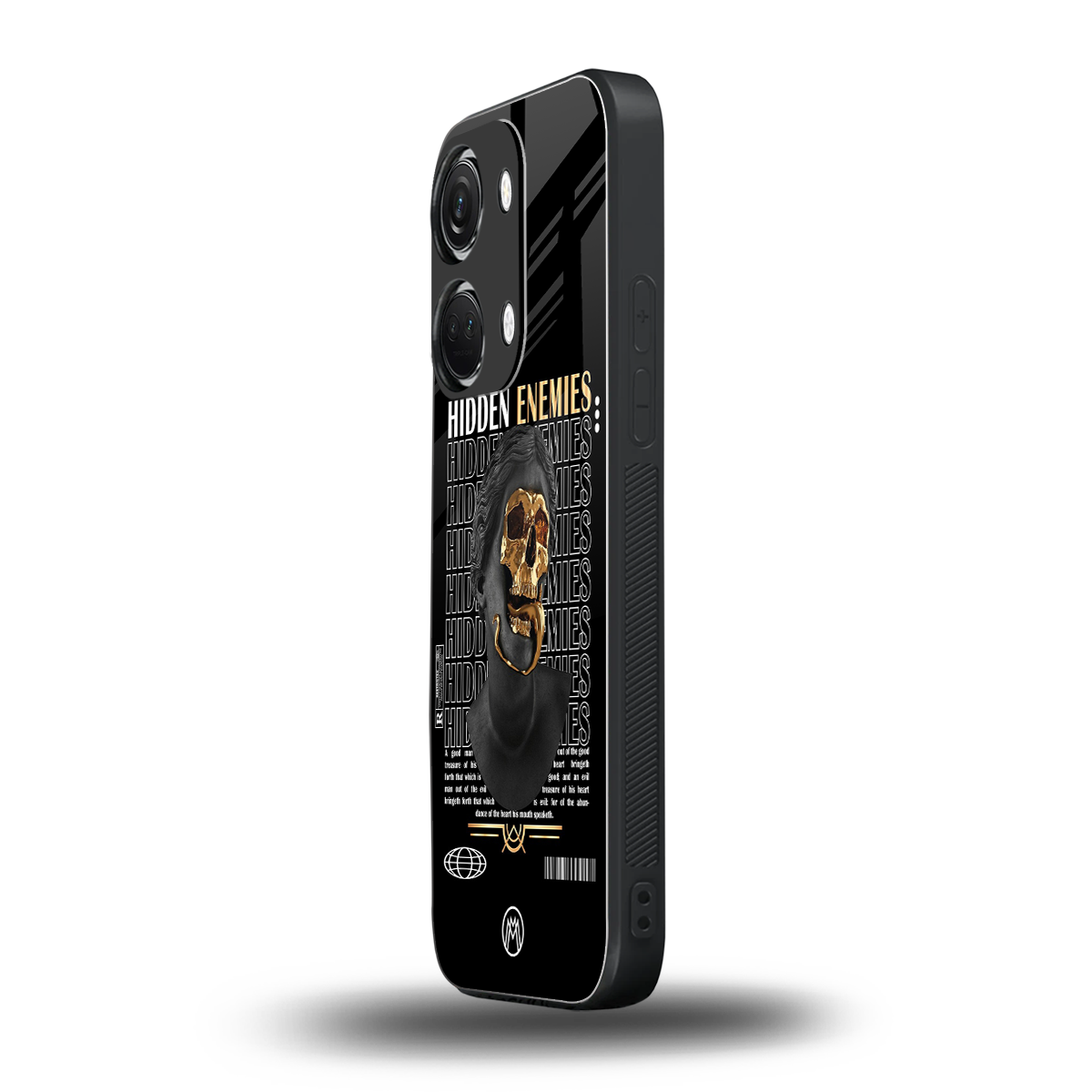 hidden enemies back phone cover | glass case for oneplus nord 3