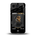 hidden enemies back phone cover | glass case for oneplus nord 4